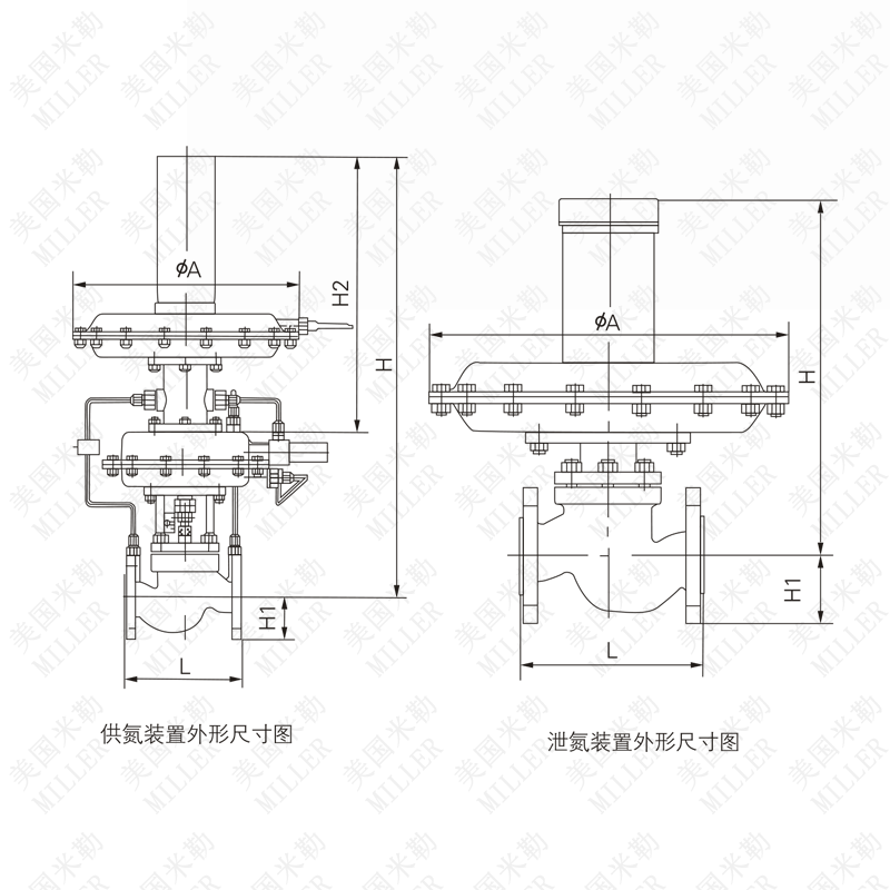 進(jìn)口氮封閥外形尺寸圖