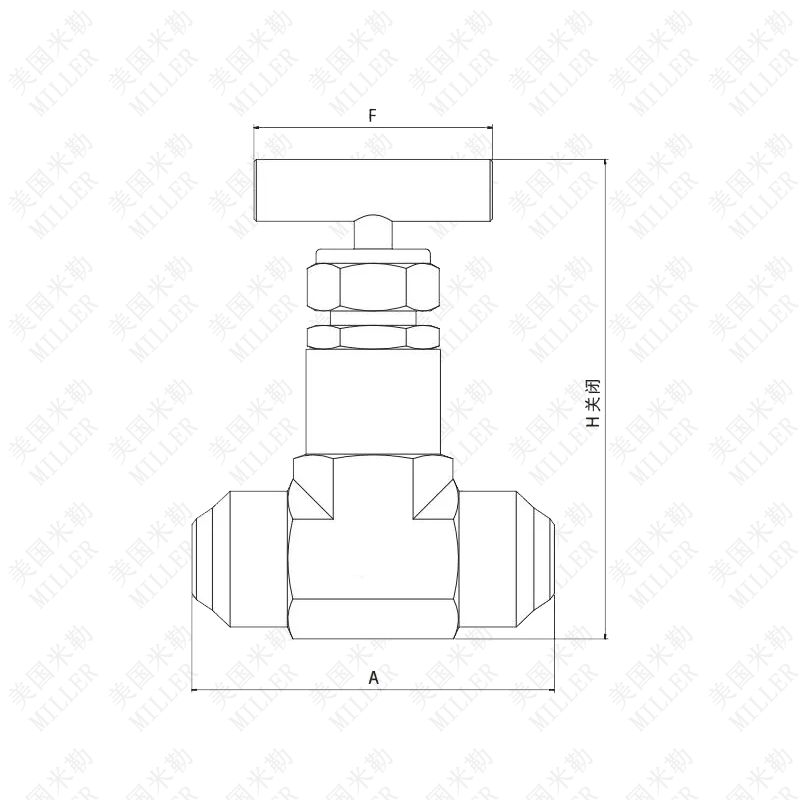 進口高溫高壓針型閥尺寸